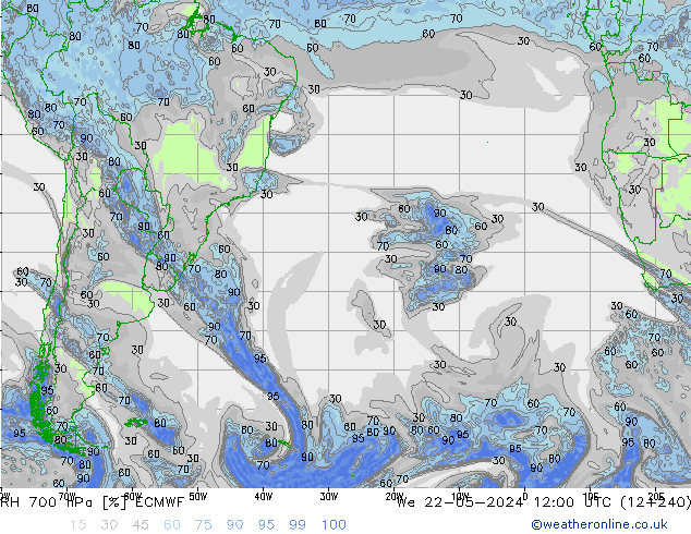 RV 700 hPa ECMWF wo 22.05.2024 12 UTC