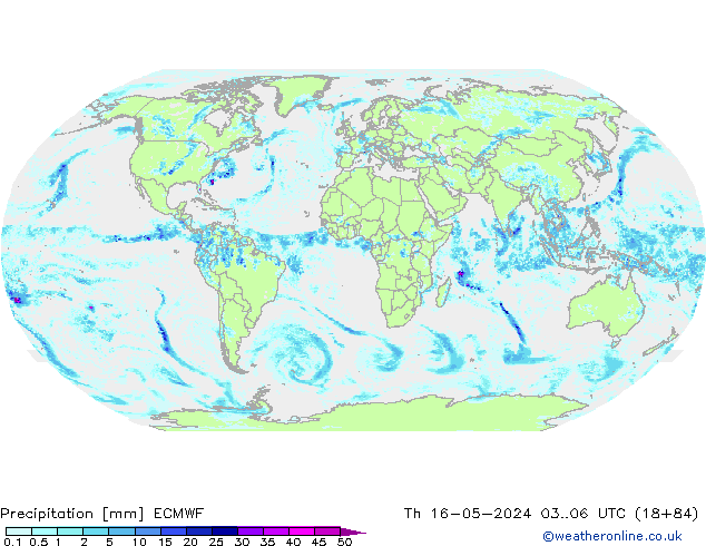 precipitação ECMWF Qui 16.05.2024 06 UTC