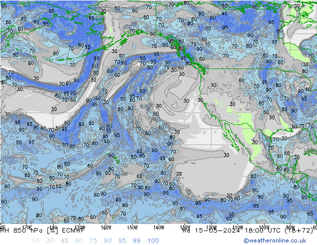 RH 850 hPa ECMWF St 15.05.2024 18 UTC