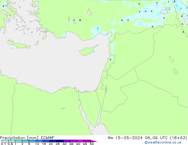 Yağış ECMWF Çar 15.05.2024 09 UTC