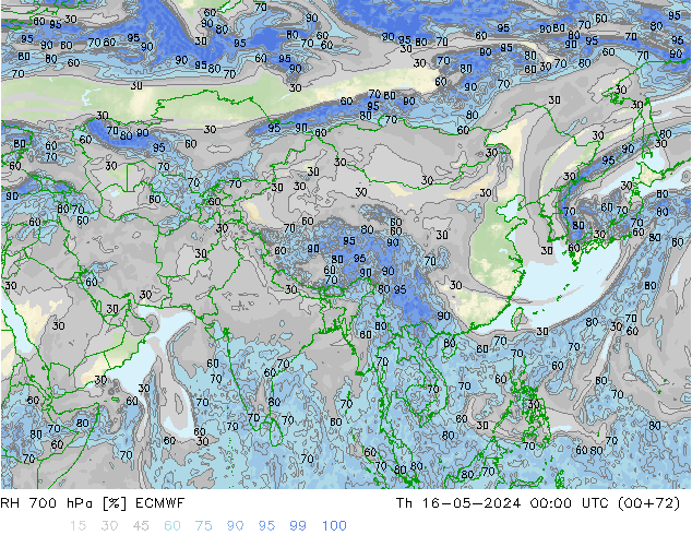 700 hPa Nispi Nem ECMWF Per 16.05.2024 00 UTC