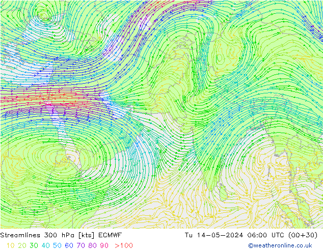  300 hPa ECMWF  14.05.2024 06 UTC