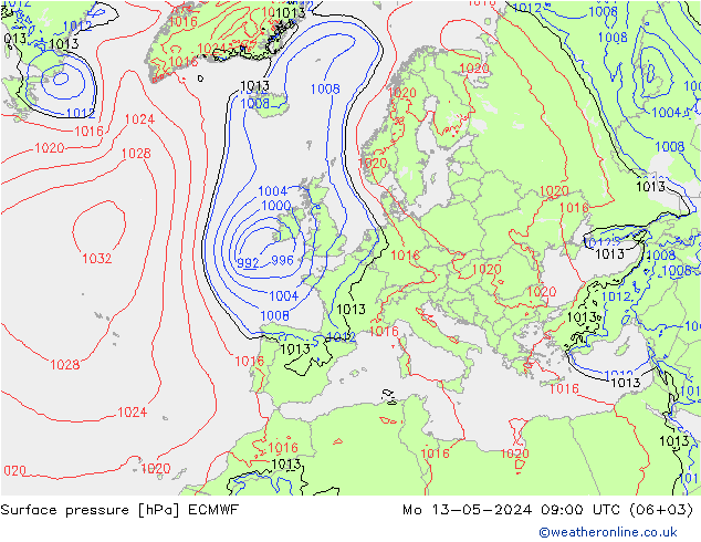      ECMWF  13.05.2024 09 UTC