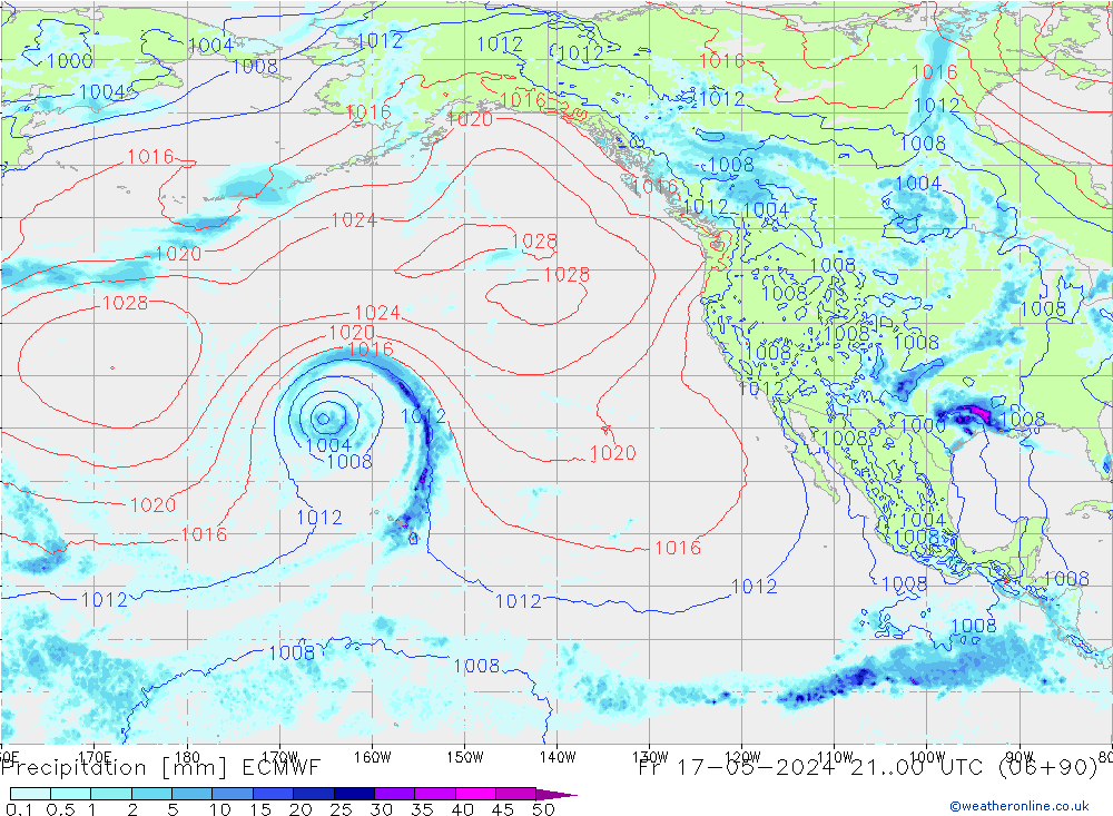 precipitação ECMWF Sex 17.05.2024 00 UTC