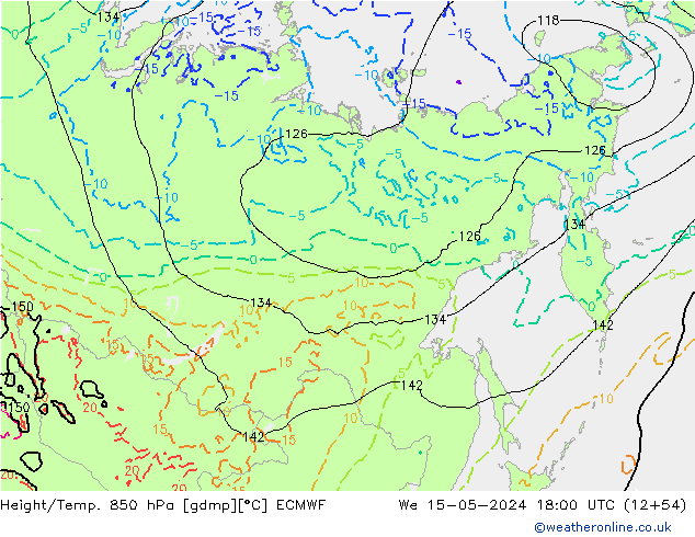 Z500/Rain (+SLP)/Z850 ECMWF We 15.05.2024 18 UTC