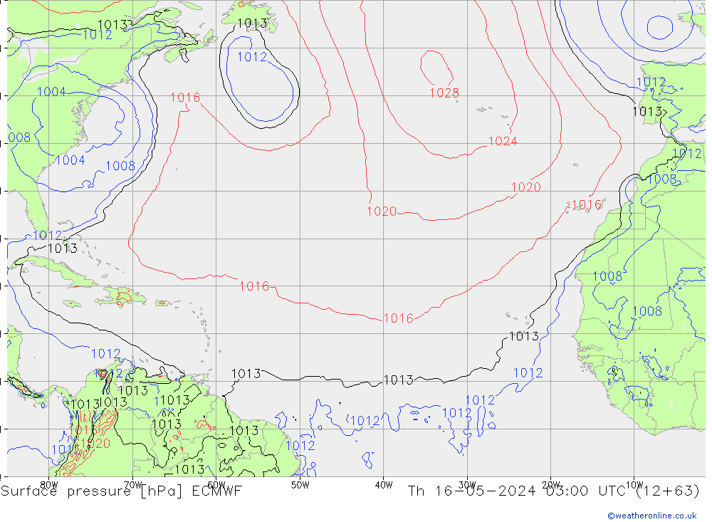 Luchtdruk (Grond) ECMWF do 16.05.2024 03 UTC