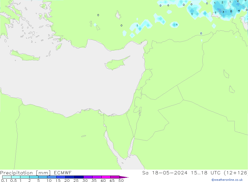 precipitação ECMWF Sáb 18.05.2024 18 UTC