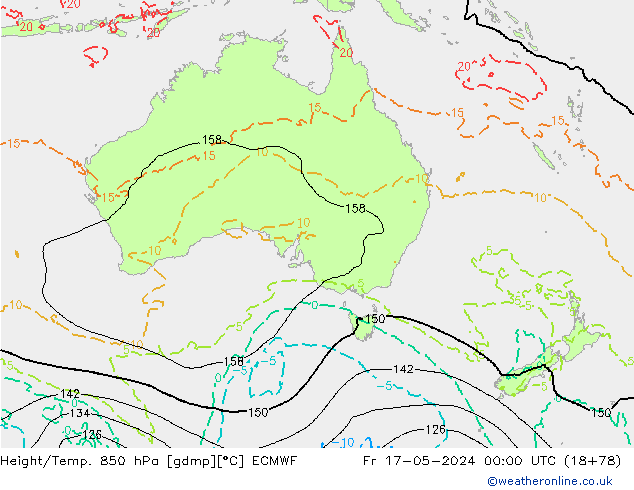 Z500/Rain (+SLP)/Z850 ECMWF  17.05.2024 00 UTC