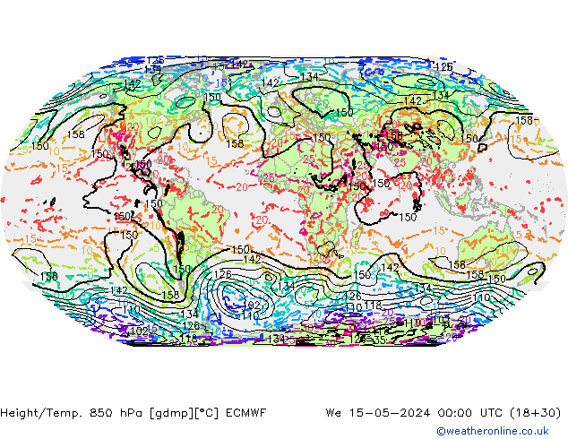 Z500/Rain (+SLP)/Z850 ECMWF ср 15.05.2024 00 UTC