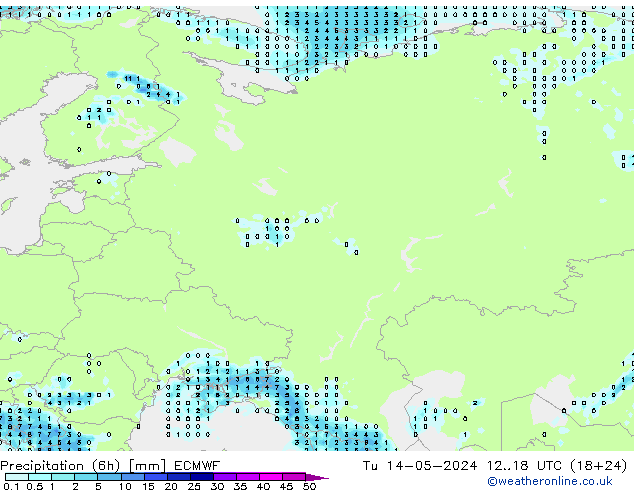 Z500/Rain (+SLP)/Z850 ECMWF mar 14.05.2024 18 UTC