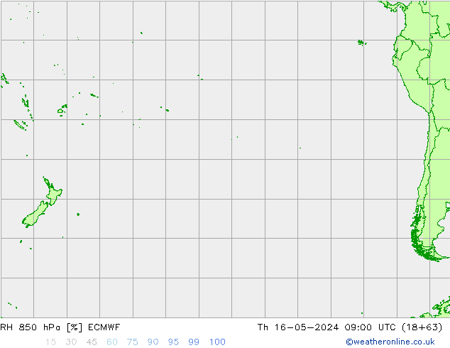 RH 850 hPa ECMWF Th 16.05.2024 09 UTC