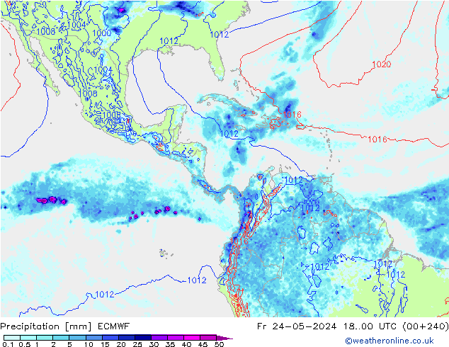 precipitação ECMWF Sex 24.05.2024 00 UTC