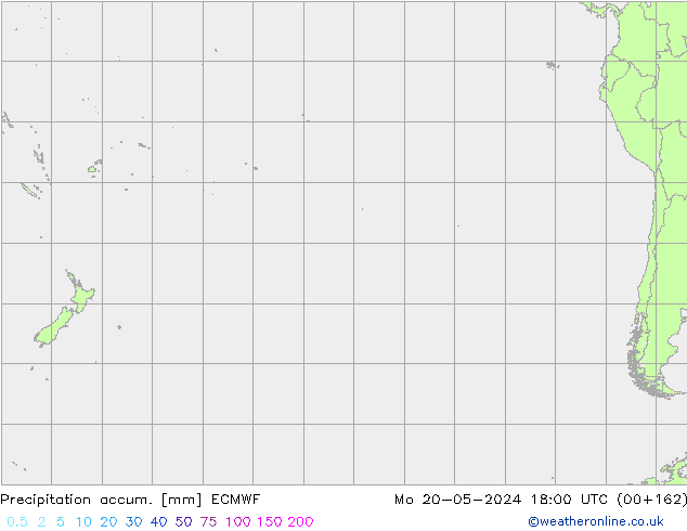 Precipitation accum. ECMWF Mo 20.05.2024 18 UTC