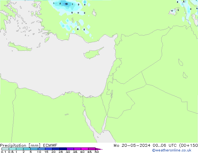 Precipitation ECMWF Mo 20.05.2024 06 UTC