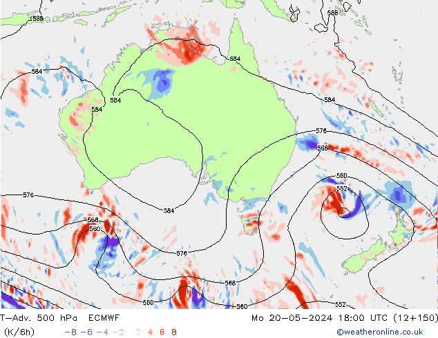 T-Adv. 500 hPa ECMWF ma 20.05.2024 18 UTC