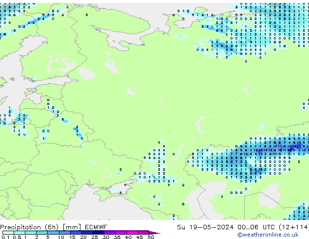 Z500/Rain (+SLP)/Z850 ECMWF dim 19.05.2024 06 UTC