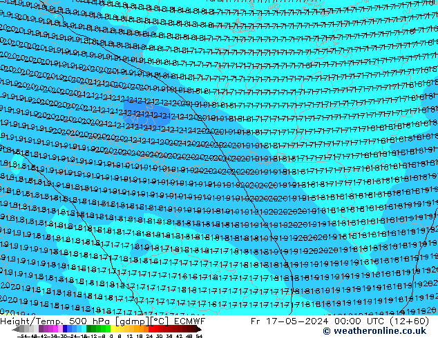 Z500/Rain (+SLP)/Z850 ECMWF vie 17.05.2024 00 UTC