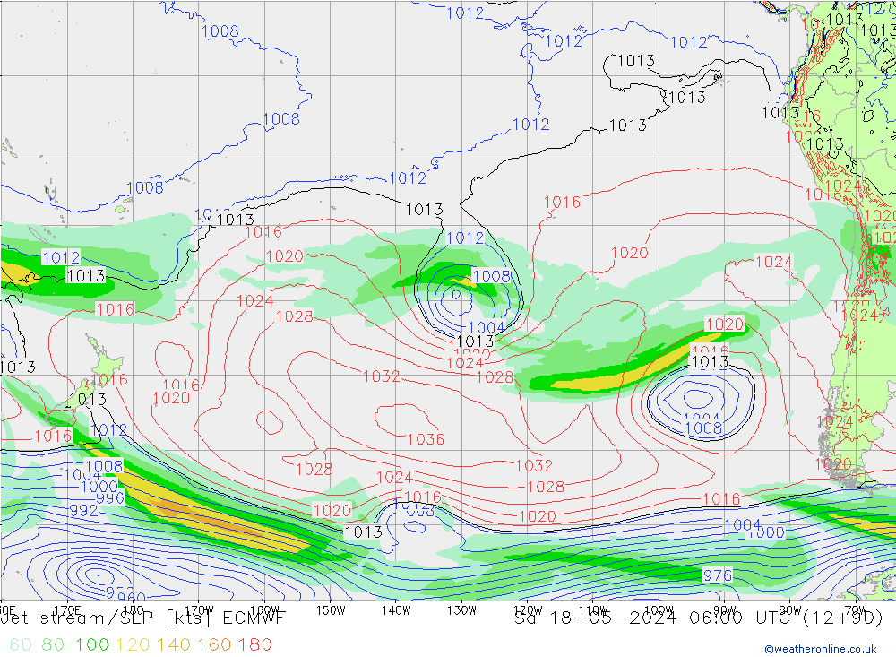 джет/приземное давление ECMWF сб 18.05.2024 06 UTC