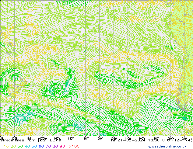 Rüzgar 10m ECMWF Sa 21.05.2024 18 UTC