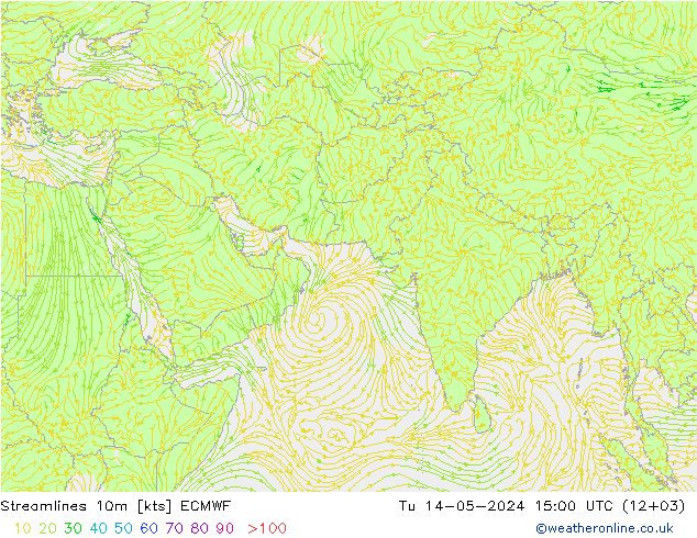 风 10m ECMWF 星期二 14.05.2024 15 UTC