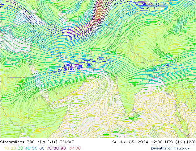  300 hPa ECMWF  19.05.2024 12 UTC