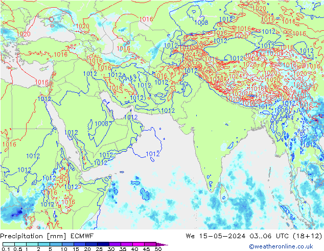 降水 ECMWF 星期三 15.05.2024 06 UTC