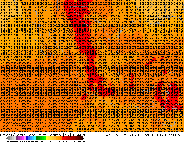 Z500/Rain (+SLP)/Z850 ECMWF mié 15.05.2024 06 UTC