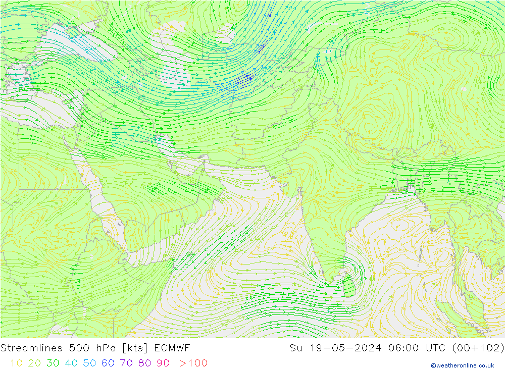  500 hPa ECMWF  19.05.2024 06 UTC