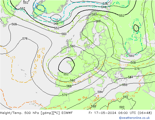 Z500/Rain (+SLP)/Z850 ECMWF pt. 17.05.2024 06 UTC