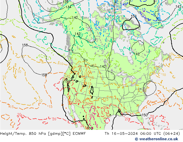 Z500/Rain (+SLP)/Z850 ECMWF  16.05.2024 06 UTC