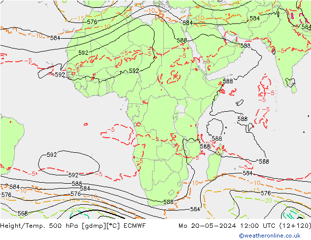 Z500/Rain (+SLP)/Z850 ECMWF Seg 20.05.2024 12 UTC