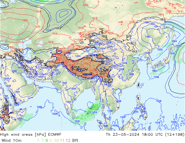 Sturmfelder ECMWF Do 23.05.2024 18 UTC