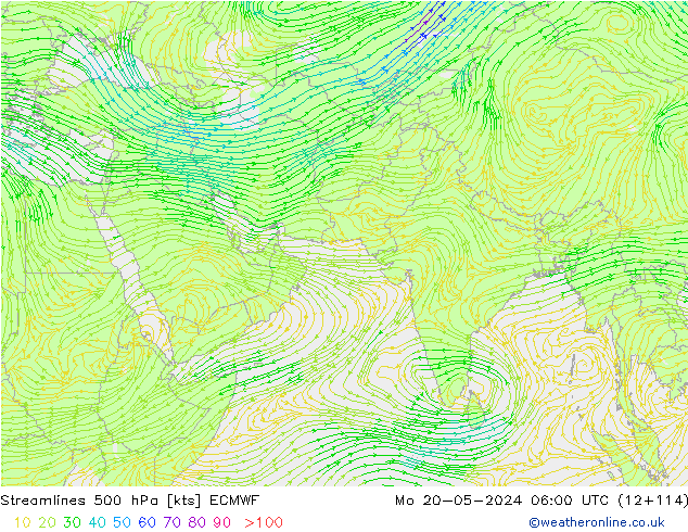  500 hPa ECMWF  20.05.2024 06 UTC