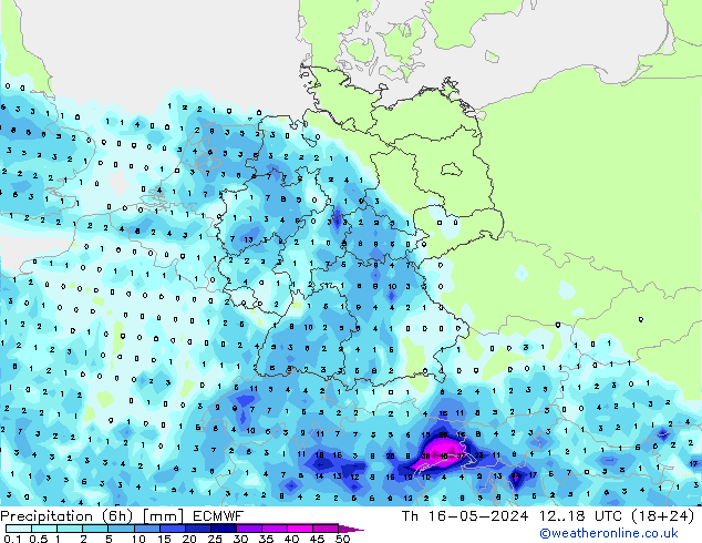 Z500/Rain (+SLP)/Z850 ECMWF чт 16.05.2024 18 UTC