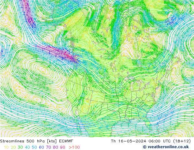  500 hPa ECMWF  16.05.2024 06 UTC