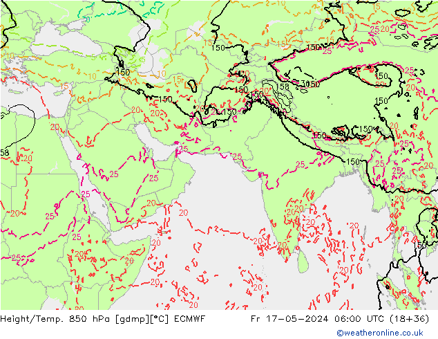 Z500/Rain (+SLP)/Z850 ECMWF pt. 17.05.2024 06 UTC
