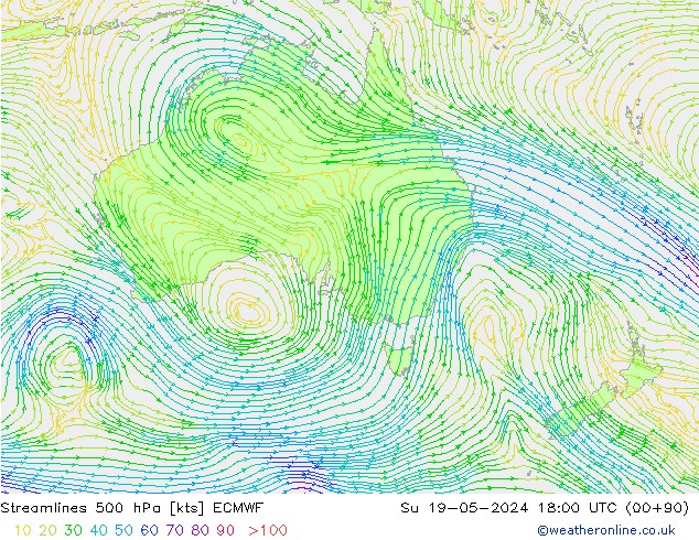  500 hPa ECMWF  19.05.2024 18 UTC