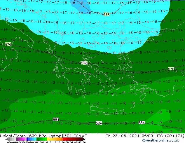 Z500/Regen(+SLP)/Z850 ECMWF do 23.05.2024 06 UTC