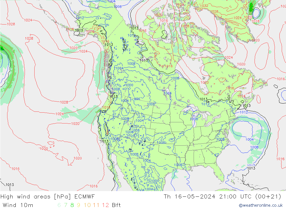 Sturmfelder ECMWF Do 16.05.2024 21 UTC