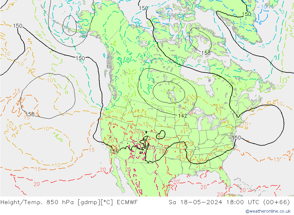 Z500/Rain (+SLP)/Z850 ECMWF  18.05.2024 18 UTC
