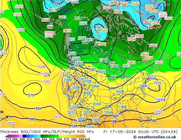 Thck 500-1000hPa ECMWF Fr 17.05.2024 00 UTC