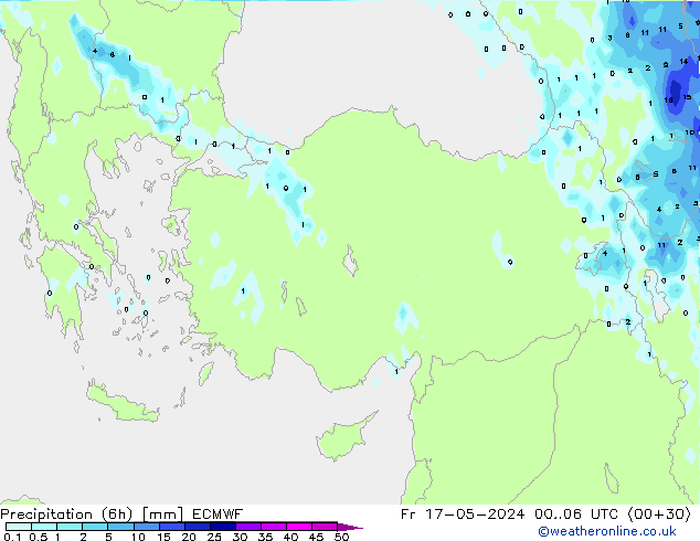 Z500/Rain (+SLP)/Z850 ECMWF Fr 17.05.2024 06 UTC