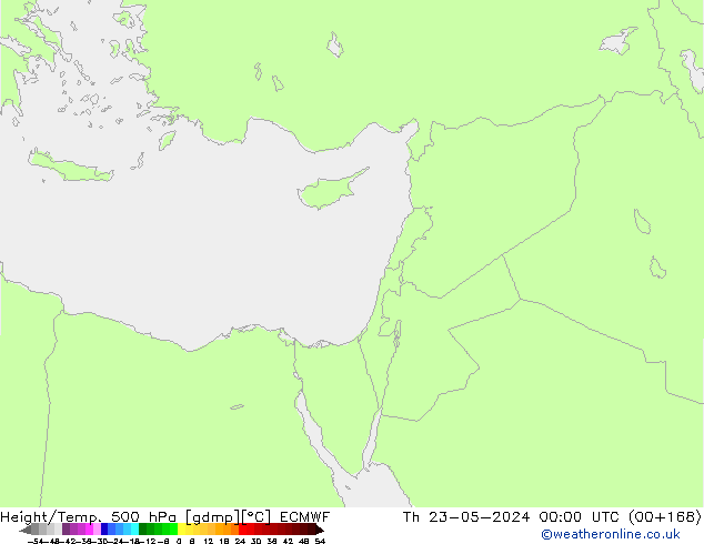 Z500/Rain (+SLP)/Z850 ECMWF ��� 23.05.2024 00 UTC