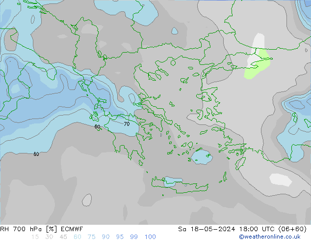 700 hPa Nispi Nem ECMWF Cts 18.05.2024 18 UTC