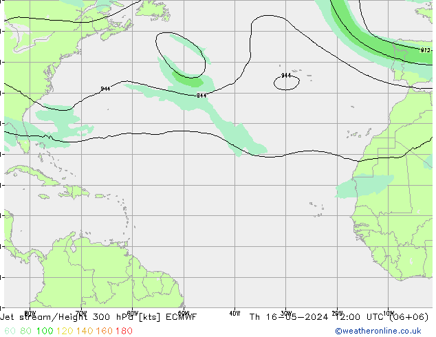 джет ECMWF чт 16.05.2024 12 UTC