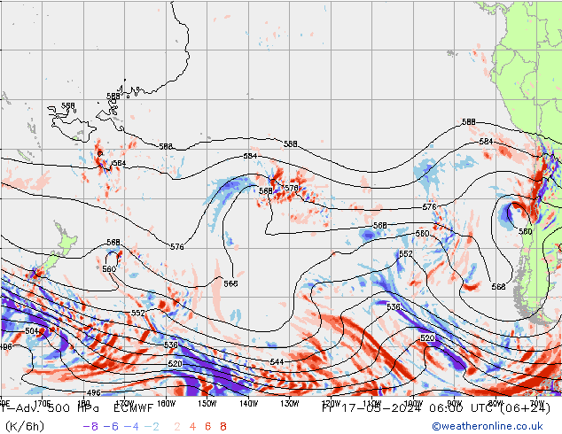 T-Adv. 500 hPa ECMWF ven 17.05.2024 06 UTC