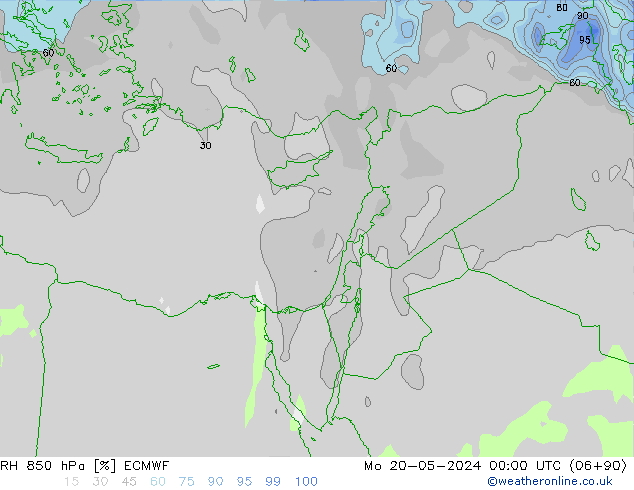 RV 850 hPa ECMWF ma 20.05.2024 00 UTC