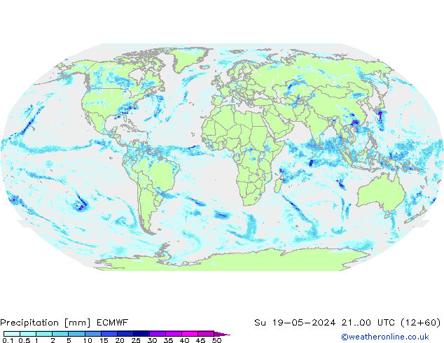 precipitação ECMWF Dom 19.05.2024 00 UTC