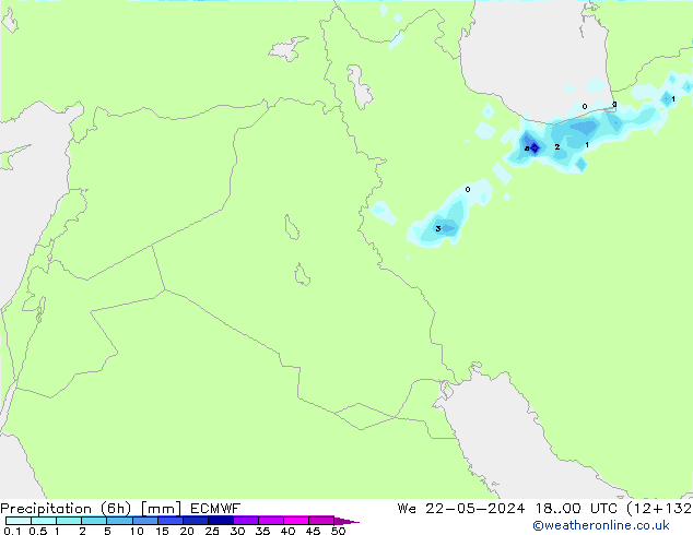 Z500/Rain (+SLP)/Z850 ECMWF ср 22.05.2024 00 UTC