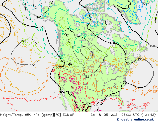 Z500/Rain (+SLP)/Z850 ECMWF  18.05.2024 06 UTC